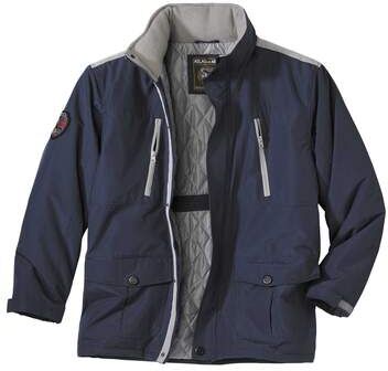 Atlas for Men Men's Multi-Pocket Navy Winter Parka  - NAVY BLUE - Size: S Atlas for Men Men's Multi-Pocket Navy Winter Parka  - NAVY BLUE - Size: S