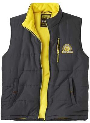 Atlas for Men Men's Grey Water-Repellent Padded Gilet  - DARK GREY - Size: 3XL Atlas for Men Men's Grey Water-Repellent Padded Gilet  - DARK GREY - Size: 3XL