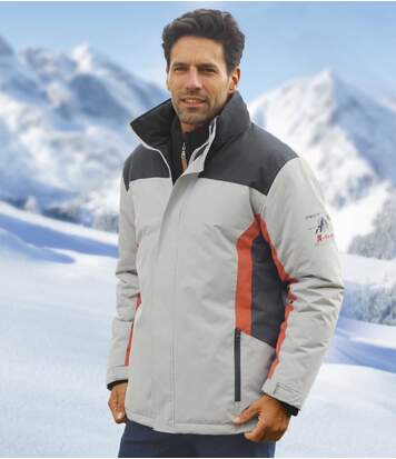 Atlas for Men Men's Grey Top Performance Parka Coat  - GREY - Size: M Atlas for Men Men's Grey Top Performance Parka Coat  - GREY - Size: M