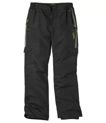 Atlas for Men Men's Black Winter Sport Ski Trousers  - BLACK - Size: S