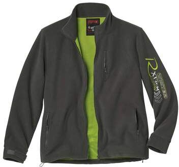 Atlas for Men Men's Mesh-Lined Fleece Jacket - Anthracite Green - Full Zip  - DARK GREY - Size: M Atlas for Men Men's Mesh-Lined Fleece Jacket - Anthracite Green - Full Zip  - DARK GREY - Size: M