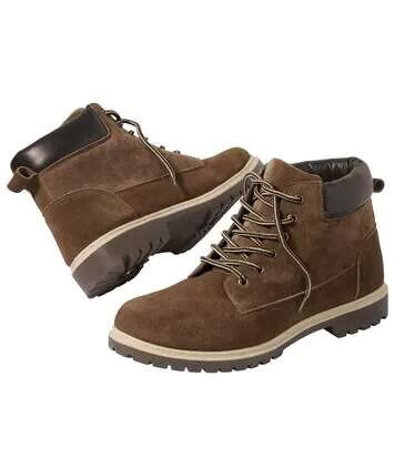 Atlas for Men Men's Brown Adventure Ankle Boots  - BROWN - Size: 6Â½
