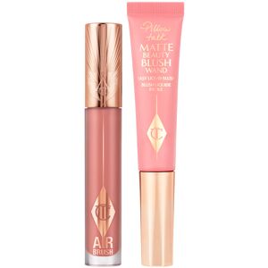 Charlotte Tilbury Airbrush Flawless Lip Blur & Beauty Blush Wand Duo - Makeup Kit  Female Size: