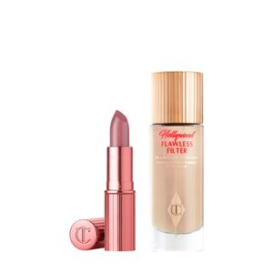 Charlotte Tilbury New! Charlotte's Hollywood Beauty Icon Glow & Lip Duo - Makeup Kit  Female Size: 3.5