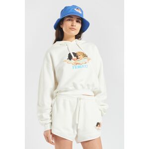 Fiorucci Vintage Angels Crop Hoodie White