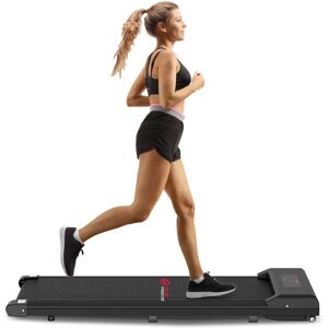 HomeFitnessCode Space Saving Motorised Treadmill Walking Running Machine with LCD Display Black