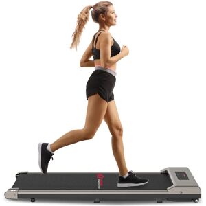 HomeFitnessCode Space Saving Motorised Treadmill Walking Running Machine with LCD Display Grey