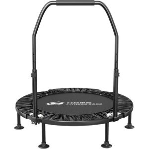 HomeFitnessCode Foldable 40in Exercise Trampoline for Kids & Adults - Trampoline HomeFitnessCode Foldable 40in Exercise Trampoline for Kids & Adults - Trampoline