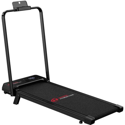 HomeFitnessCode Under Desk Treadmill 1-6KM/H Walking Jogging Machine for Home Office with LED Display With Handrail / Black HomeFitnessCode Under Desk Treadmill 1-6KM/H Walking Jogging Machine for Home Office with LED Display With Handrail / Black