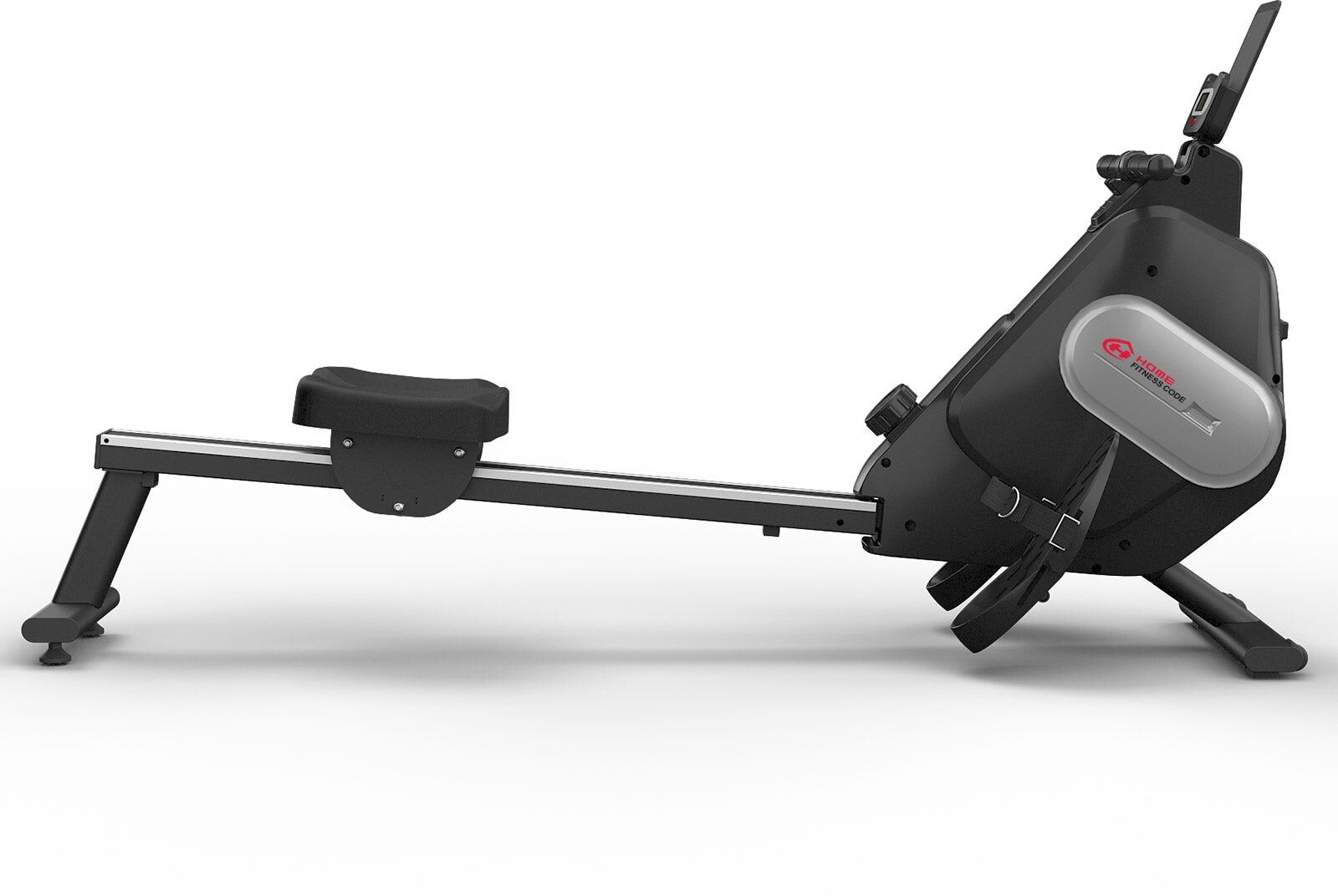 HomeFitnessCode Magnetic Rowing Machine for Home Gym Office Workout 16 Level Adjustable Resistance with LCD Monitor