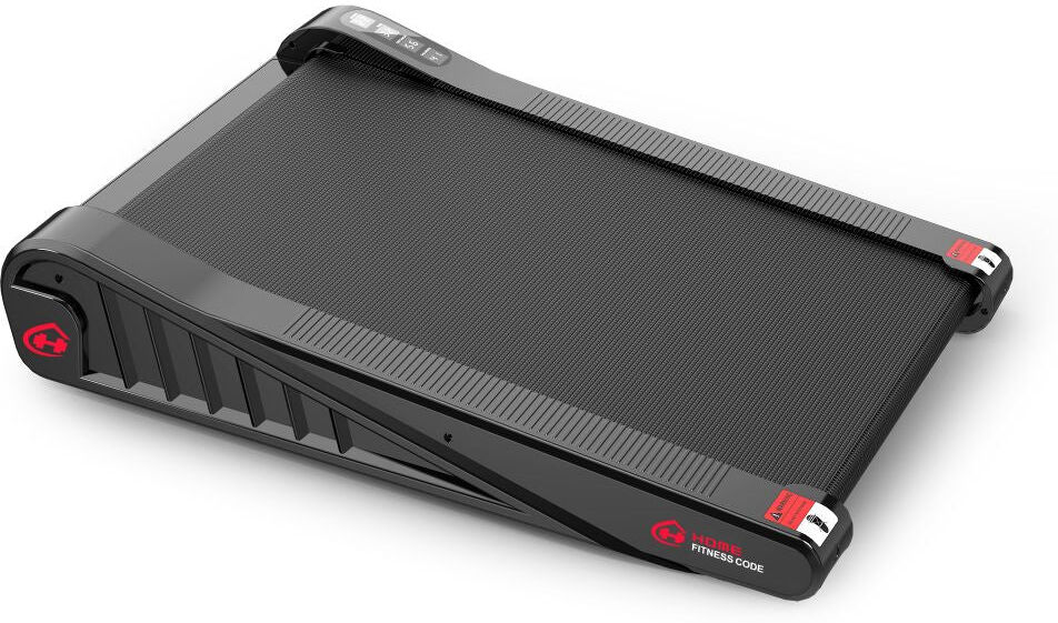 HomeFitnessCode Under Desk Walking Pad 1-6KM/H Motorised Treadmill with 5% Incline LED Display Compact Fit for Home and Office