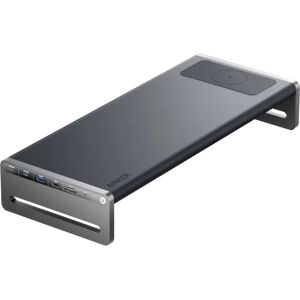 Anker 675 USB-C Docking Station (12-in-1, Monitor Stand, Wireless) Grey