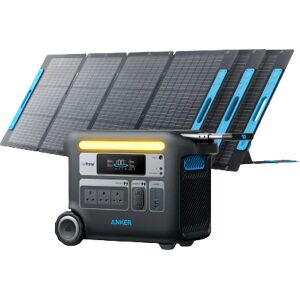 Anker SOLIX F2000 Solar Generator + 3 × 200W Solar Panel