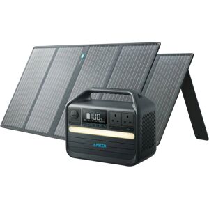 Anker 555 Solar Generator + 2× 100W Solar Panel