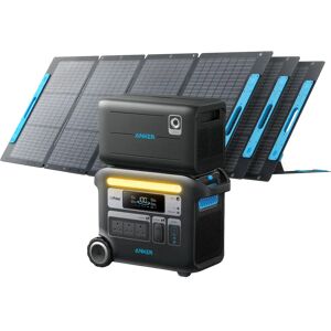 Anker SOLIX F2000 + Expansion Battery + 3 × 200W Solar Panel