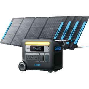 Anker SOLIX F2000 Solar Generator + 4 × 200W Solar Panel