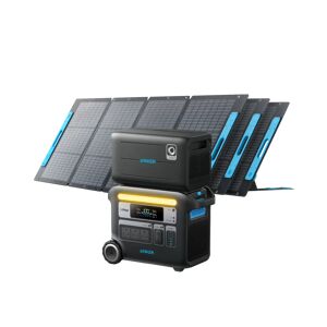 Anker SOLIX F2000 + Expansion Battery + 3 × 200W Solar Panel