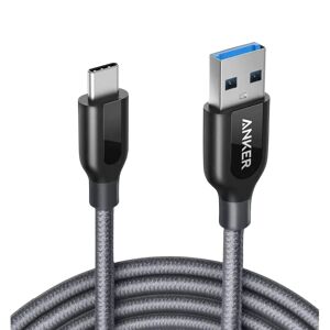 Anker PowerLine+ USB-A to USB-C Cable Red
