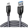 Anker PowerLine+ USB-A to USB-C Cable Gray