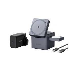 Anker 3-in-1 Cube with MagSafe Black
