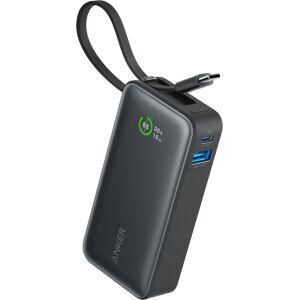 Anker Nano Power Bank (30W, Built-In USB-C Cable) Natural Green