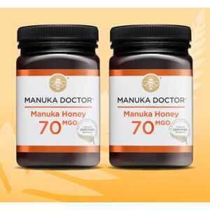 Manuka Doctor 70 MGO Manuka Honey 500g Duo Pack