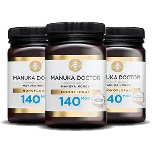 Manuka Doctor 140 MGO Manuka Honey 500g - Trio Pack