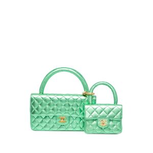 Chanel Pre-Owned 1995 Classic Flap two-in-one handbag set - Green  - Size: regular - Male