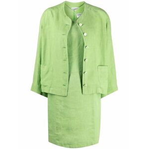 Chanel Pre-Owned 1990s dress and jacket set - Green  - Size: regular - Unisex