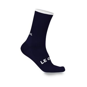 Le Col Tech Wool Cycling Socks - Navy/White - size: L/XL
