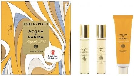 Acqua Di Parma x Emilio Pucci Magnolia Nobile Gift Set - Includes 12ml EDP, 12ml Hair Mist and 30ml Hand Cream