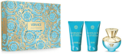 Versace Dylan Turquoise Woman 50ml EDT Spray, 50ml Shower Gel & 50ml Body Lotion Set