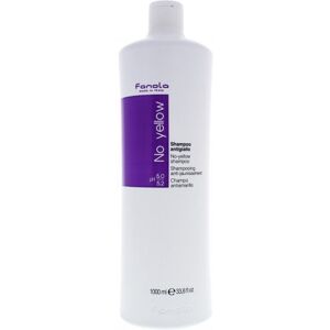 Fanola No Yellow Shampoo 1000ml Ideal For Grey Superlightened Or Decoloured Hair, Special Offer