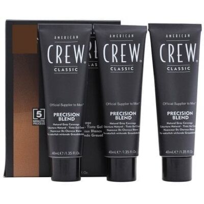 American Crew Medium Natural Hair Color - Precision Blend - 3x40ml American Crew Medium Natural Hair Color - Precision Blend - 3x40ml