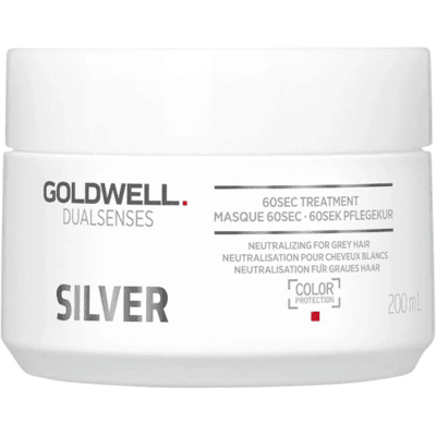 Goldwell Dualsenses Silver 60sec Mask (200ml) Goldwell Dualsenses Silver 60sec Mask (200ml)