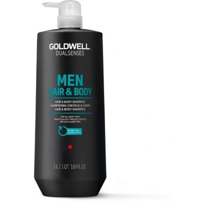 Goldwell Dualsenses Men Hair & Body Shampoo - 1000ml Goldwell Dualsenses Men Hair & Body Shampoo - 1000ml