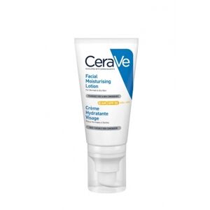 CeraVe AM Facial Moisturising Lotion SPF50 with Ceramides for Normal to Dry Skin 52ml