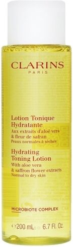 Clarins Hydrating Toning Lotion 200ml - With Aloe Vera and Saffron Flower Extracts