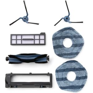 Replacement Parts Kit for eufy X10 Pro Omni Robot Vacuum, Roller Brush with Bristles and Rubber, Brush Guard, 2 Side Brushes, Washable Filter, and 2 Mop Cloths