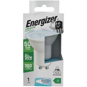 GU10 LED Bulb, A Rated 2w, Energizer - Cool White 6500K GU10 LED Bulb, A Rated 2w, Energizer - Cool White 6500K
