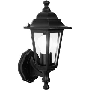 Simple Lighting Traditional Black Outdoor Wall Lantern – 6-Sided IP43 Classic Garden & Entrance Light Simple Lighting Traditional Black Outdoor Wall Lantern – 6-Sided IP43 Classic Garden & Entrance Light