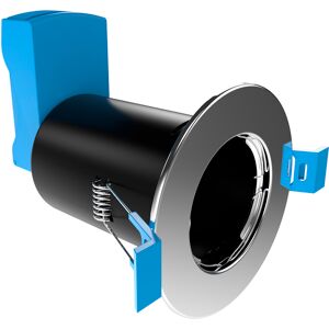 Simple Lighting Fire Rated LED Downlight, GU10, Fixed - White, Brushed Chrome or Chrome, Incl Quick Connectors Simple Lighting Fire Rated LED Downlight, GU10, Fixed - White, Brushed Chrome or Chrome, Incl Quick Connectors