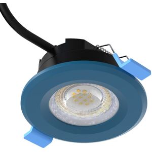 Simple Lighting 7w, Fixed IP65 Fire Rated LED Downlight, Blue Bezel Simple Lighting 7w, Fixed IP65 Fire Rated LED Downlight, Blue Bezel