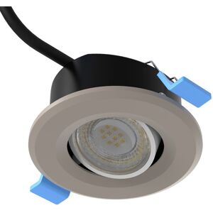 Simple Lighting 6w, Tilt/Adjustable IP65 Fire Rated LED Downlight - Light Grey Bezel Simple Lighting 6w, Tilt/Adjustable IP65 Fire Rated LED Downlight - Light Grey Bezel