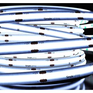Simple Lighting 12V, COB Dotless LED Strip Lighting, Cool White 6000K, 8w/Metre Simple Lighting 12V, COB Dotless LED Strip Lighting, Cool White 6000K, 8w/Metre