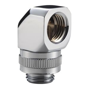 PHANTEKS Glacier M-F Rotary Fitting 90 - Chrome, Silver/Grey