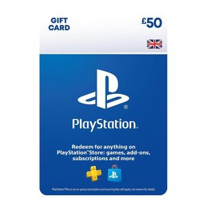 PLAYSTATION Gift Card - £50