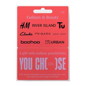 YOU CHOOSE Fashion & Beauty Gift Card - £15