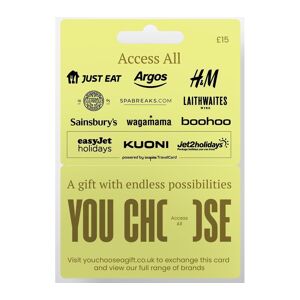 YOU CHOOSE Access All Gift Card - £15