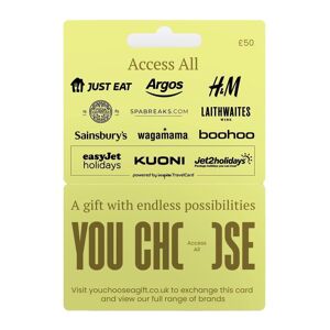 YOU CHOOSE Access All Gift Card - £50